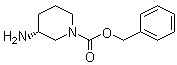 结构式 CAS# 1044560-96-4, (3R)-3-氨基哌啶-1-羧酸苄酯