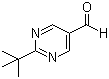 结构式 CAS# 104461-06-5, 2-叔丁基嘧啶-5-甲醛