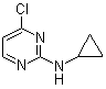 结构式 CAS# 1044771-76-7, 4-氯-N-环丙基-2-嘧啶胺