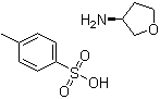 (S)-3-氨基四氢呋喃对甲苯磺酸盐分子结构 (CAS 104530-79-2)