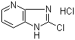 结构式 CAS# 104685-82-7, 2-氯-1H-咪唑并[4,5-b]吡啶盐酸盐