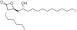 (3S,4S)-3-己基-4-[(2R)-2-羟基十三烷基]-2-氧杂环丁酮分子结构 (CAS 104872-06-2)