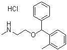 structure of CAS# 10488-36-5, Tofenacine hydrochloride;BS 7331; Elamol; NSC 113809; NSC 169432; Tofacine; N-Methyl-2-[(2-methylphenyl)phenylmethoxy]ethanamine hydrochloride