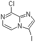 结构式 CAS# 1049677-32-8, 8-氯-3-碘咪唑并[1,2-a]吡嗪