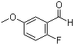 结构式 CAS# 105728-90-3, 2-氟-5-甲氧基苯甲醛