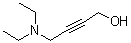 structure of CAS# 10575-25-4, 4-(Diethylamino)-2-butyn-1-ol;1-(N,N-Diethylamino)-4-hydroxy-2-butyne