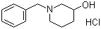 结构式 CAS# 105973-51-1, 1-苄基-3-羟基哌啶盐酸盐