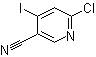 结构式 CAS# 1061357-83-2, 6-氯-4-碘烟腈