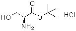 structure of CAS# 106402-41-9, tert-Butyl L-serinate hydrochloride;L-Serine tert-butyl ester hydrochloride