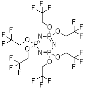 structure of CAS# 1065-05-0, Hexakis(2,2,2-trifluoroethoxy)cyclotriphosphazene;NSC 117816