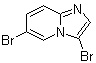 structure of CAS# 1065074-14-7, 3,6-Dibromoimidazo[1,2-a]pyridine