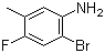 结构式 CAS# 1065076-39-2, 2-溴-4-氟-5-甲基苯胺