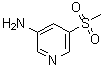 结构式 CAS# 1067530-19-1, 5-(甲基磺酰基)-3-吡啶胺