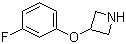 结构式 CAS# 106860-03-1, 3-(3-氟苯氧基)氮杂环丁烷