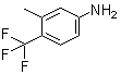 structure of CAS# 106877-31-0, 3-Methyl-4-trifluoromethylaniline;4-Trifluoromethyl-3-toluidine