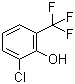 结构式 CAS# 106877-36-5, 2-三氟甲基-6-氯苯酚