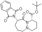 结构式 CAS# 106927-97-3, (1S,9S)-9-(1,3-二氢-1,3-二氧代-2H-异吲哚-2-基)八氢-10-氧代-6H-哒嗪并[1,2-a][1,2]二氮杂卓-1-羧酸叔丁酯