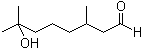 structure of CAS# 107-75-5, 3,7-Dimethyl-7-hydroxyoctanal;7-Hydroxycitronellal