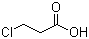 structure of CAS# 107-94-8, 3-Chloropropionic acid;beta-Chloropropionic acid