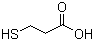 结构式 CAS# 107-96-0, 3-巯基丙酸