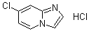 structure of CAS# 1072944-43-4, 7-Chloroimidazo[1,2-a]pyridine hydrochloride (1:1)