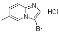 结构式 CAS# 1072944-60-5, 3-溴-6-甲基咪唑并[1,2-a]吡啶盐酸盐