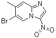 structure of CAS# 1072944-64-9, 6-Bromo-7-methyl-3-nitroimidazo[1,2-a]pyridine