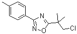 结构式 CAS# 1072944-73-0, 5-(2-氯-1,1-二甲基乙基)-3-(4-甲基苯基)-1,2,4-恶二唑
