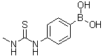 结构式 CAS# 1072946-18-9, [4-[[(甲基氨基)硫代甲酰基]氨基]苯基]硼酸