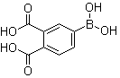 结构式 CAS# 1072946-35-0, 4-硼酸基-1,2-苯二甲酸