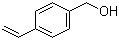 (4-乙烯基苯基)甲醇分子结构 (CAS 1074-61-9)