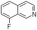 结构式 CAS# 1075-00-9, 8-氟异喹啉