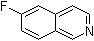 6-氟异喹啉分子结构 (CAS 1075-11-2)