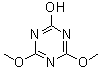 结构式 CAS# 1075-59-8, 2-羟基-4,6-二甲氧基-1,3,5-三嗪