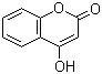 structure of CAS# 1076-38-6, 4-Hydroxycoumarin;4-Hydroxy-1-benzopyran-2-one; 4-Coumarinyl alcohol