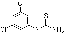structure of CAS# 107707-33-5, 3,5-Dichlorophenylthiourea;N-(3,5-Dichlorophenyl)thiourea; NSC 523950
