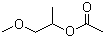 structure of CAS# 108-65-6, 1-Methoxy-2-propyl acetate;1,2-Propanediol monomethyl ether acetate; Propylene glycol methyl ether acetate; MPA