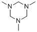 structure of CAS# 108-74-7, 1,3,5-Trimethylhexahydro-1,3,5-triazine;hexahydro-1,3,5-trimethyl-1,3,5-triazine