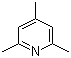 结构式 CAS# 108-75-8, 2,4,6-三甲基吡啶