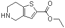 结构式 CAS# 1080026-94-3, 4,5,6,7-四氢噻吩并[3,2-c]吡啶-2-羧酸乙酯