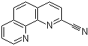 structure of CAS# 1082-19-5, 1,10-Phenanthroline-2-carbonitrile;2-Cyano-1,10-phenanthroline