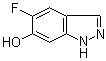 结构式 CAS# 1082041-61-9, 5-氟-1H-吲唑-6-醇