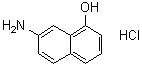 structure of CAS# 1082649-42-0, 7-Amino-1-naphthalenol hydrochloride (1:1)