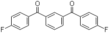 结构式 CAS# 108464-88-6, 1,3-双(4-氟苯甲酰基)苯