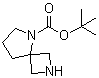 结构式 CAS# 1086398-04-0, 2,5-二氮杂螺[3.4]辛烷-5-羧酸叔丁酯