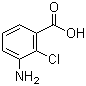 结构式 CAS# 108679-71-6, 3-氨基-2-氯苯甲酸