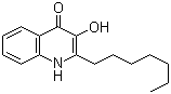 structure of CAS# 108985-27-9, 2-Heptyl-3-hydroxy-4(1H)-quinolinone