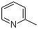 2-Picoline molecular structure (CAS 109-06-8)
