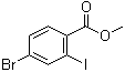 4-溴-2-碘苯甲酸甲酯分子结构 (CAS 1093418-75-7)