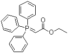 乙氧甲酰基亚甲基三苯基膦分子结构 (CAS 1099-45-2)